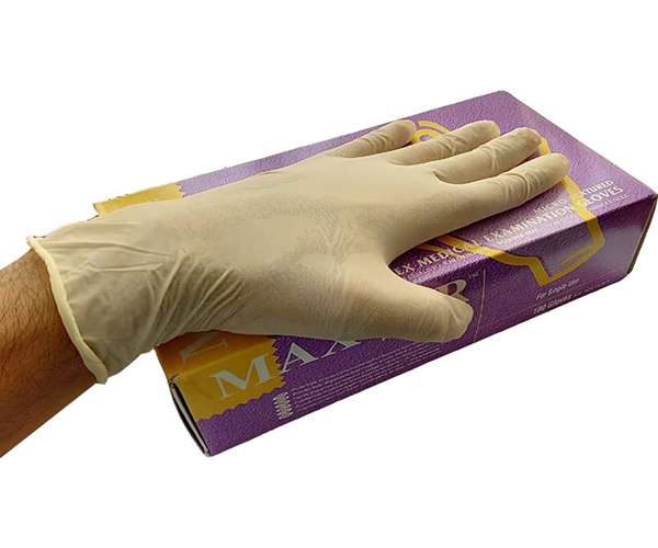 تصویر 3 از فروش دستکش لاتکس ایکس لارج + قیمت خرید به صرفه